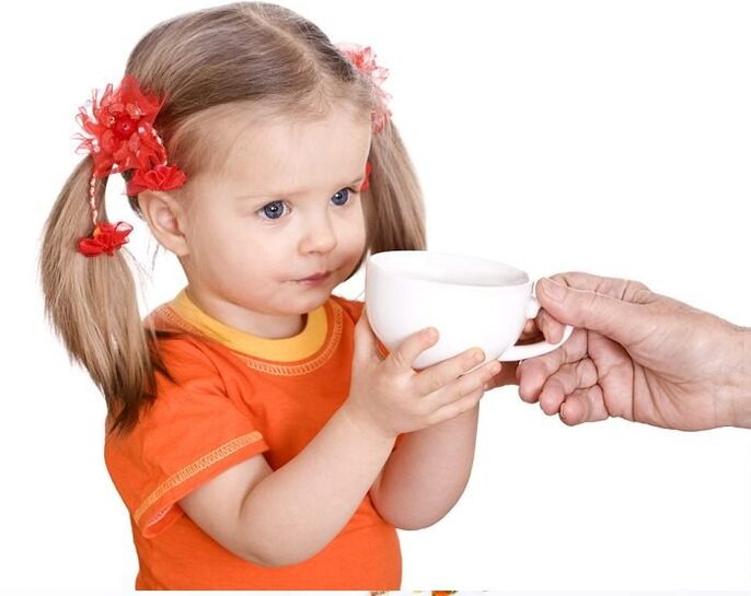 Behandlung von Kindern aus Parasiten