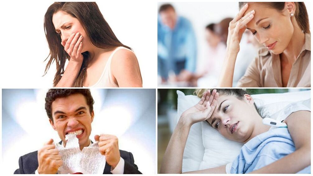 Symptome des Vorhandenseins von Parasiten im Körper